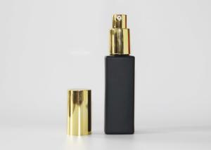 Wholesale 30ml Matte Black Essential Oil Bottles Luxury Glass Serum Bottle With Pump from china suppliers