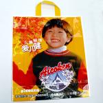LDPE Customized Plastic Handle Bags Printing Sustainable Handbag