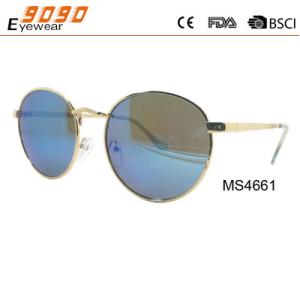 Wholesale Sunglasses with metal frame, new fashionable design style, UV 400 Protection Lens from china suppliers