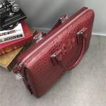 Exotic Genuine Crocodile Skin Businessmen Briefcase Authentic Alligator Leather