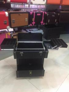 Wholesale Waterproof Travel Cosmetic Luggage Case , Multipurpose Makeup Trolley Bag from china suppliers