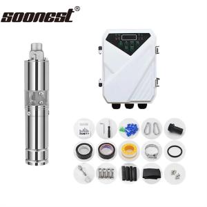 Wholesale 125M Solar Submersible Deep Well Water Pump Solar 12V 24V Dc Booster Water Pump Solar Pool Pump With Solar Panels from china suppliers