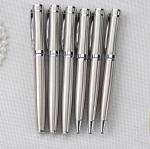 Good quality stainless steel metal pen silver metal roller ball pen with engrave