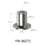 Ceiling Connector Three Branch Outlet Hardware Nickel Plated YW86271