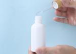 Opal White Porcelain Ceramic 30ml 50ml Glass Dropper Bottle With Bamboo Cap