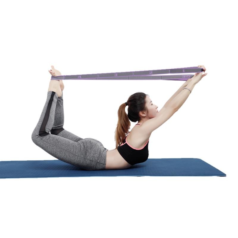 Home Gym Resistance Bands , Fitness Elastic Band For Muscle Stretching