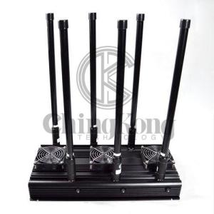 Wholesale CDMA GSM 3G 4G Manpack Jammer Black Cell Phone Signal Scrambler AC110-240V from china suppliers