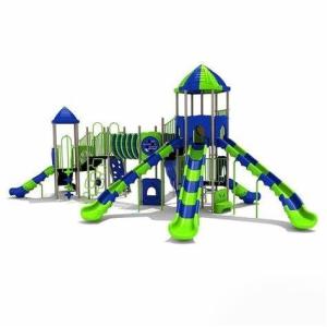 Wholesale OEM Outdoor Playground Equipment Plastic Playground Water Slide Customized Color from china suppliers