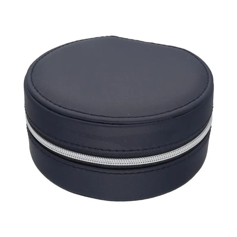 PU Leather Jewelry Set Gift Box with Zipper, China Wholesale Luxury Festival Jewellery Packaging Box, Ring/Necklace Storage Shipping Journey Box