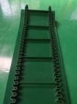 Low Noise Petrol Green Pvc Conveyor Belt Smooth Glossy