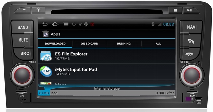 Ouchuangbo Android 4.0 S150 Platform Car DVD 3G Wifi Multimedia Kit Radio Player for Audi A3 2003-2011 OCB-049C