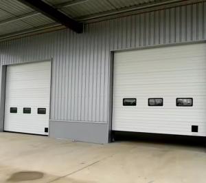 Wholesale Steel Overhead Sectional Door With Safety Edge Weather Sealed Panels Noise Reduction / Photocell from china suppliers