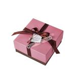 Custom Pink Small Jewelry Box With Bow Ring Packaging Boxes Exquisite