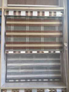 Wholesale Dual Layer Zebra Blinds Fabric Shades ISO9001 Approved Dust Proof from china suppliers