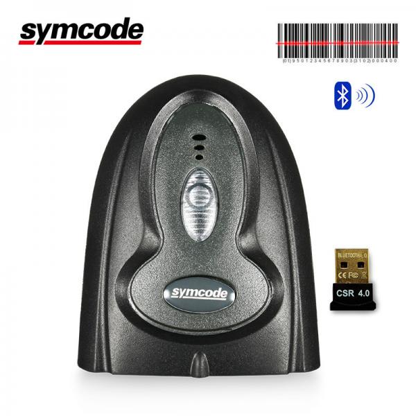 Quality 1D Mini Bluetooth Barcode Scanner 650nm Laser Diode For Android Tablet PC for sale