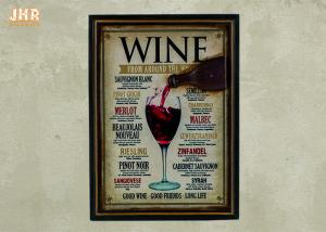 Wholesale Home Decorations Decorative Wall Plaques Wood Wine Wall Signs MDF Pub Signs from china suppliers
