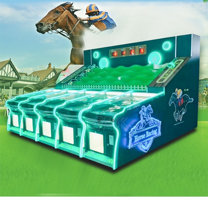National Horse Racing Carnival Booth Machine 5 Players Sports Game Machine