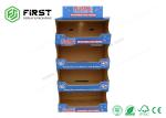 Customized Logo Printing POP Floor Display Cardboard Display Shelf