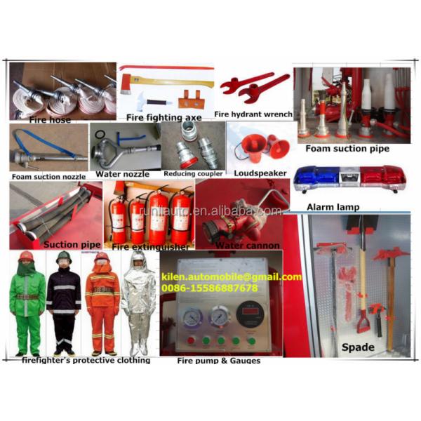 1500-3000 Liters Water Bowser Fire Rescue Truck Portable Pump Fire Truck 4X2