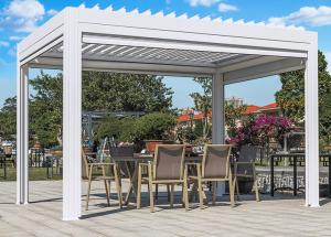 Wholesale UV Resistant Modern Aluminum Louvered Pergola Versatile Outdoor Structure from china suppliers