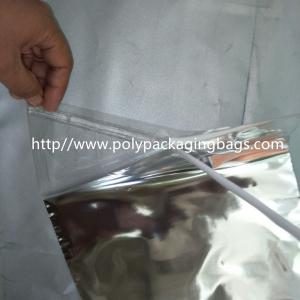 Wholesale Gravure Printing Self Adhesive Plastic Bags One Side Aluminum Foil Transparent from china suppliers