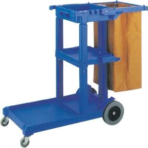 Wholesale 1130*500*H980mm Plastic Maid Carts For Hotels With Waterproof Bag from china suppliers