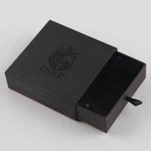 Wholesale Matte Black Necklace Sliding Drawer Gift Boxes Sustainable Material from china suppliers