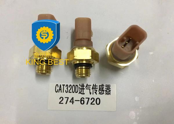 Quality Brass  Excavator Parts Oil Pressure Gauge Sensor 2746720 Use Long Lifespan for sale
