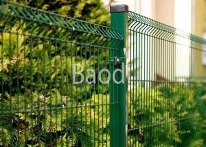 Wholesale Green Polyester Wire Mesh Fence , Easy Install Welded Security Fence Panels from china suppliers
