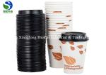 CPLA Plastic Lid Hot Cold Drink Paper Cups Hot Insulated Disposable Cups