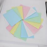 Black Image NCR Paper For Laser Printers White Pink Yellow Blue Green 43*61cm