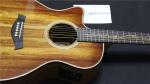 Top Quality left handed koa wood cutaway acoustic electric guitar G24 model best
