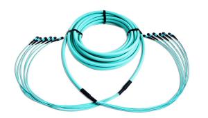 Wholesale 1km OM4 72 Fibre MTP MPO Fiber Cable LSZH Jacket for racks from china suppliers