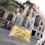 L33*D14*H40 Cm Reusable Custom Clear PVC Handbags