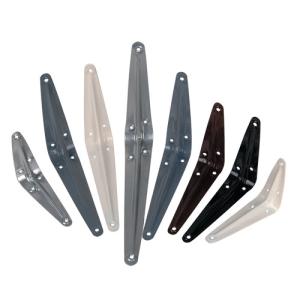 Wholesale Supermarket Steel Welding Trangle Corner Shelf Bracket 0.7mm - 1.2mm Thickness from china suppliers