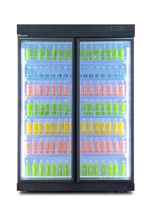 Wholesale Fan Cooling Commercial Display Chiller Automatic Defrost With Swing Doors from china suppliers