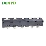 DGKYD53241588IWA1DY1052 RJ45 1X5 Multi Port Black Full Plastic Without Light