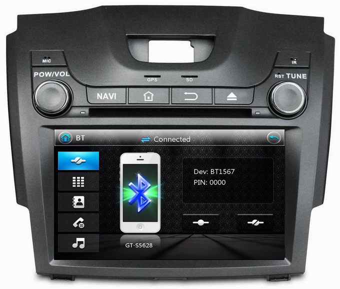 Ouchuangbo Car GPS Sat Navi Multimedia for Chevrolet S10 2013 DVD Player iPod RDS OCB-8054A