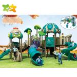 Children Outdoor Playground Equipment Plastic Playground Slide Swing Set