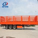 3 Axls 50-80 Tons Fence Cargo Semi Truck Trailers with T700/Q345 Steel Main Beam