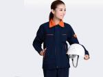 Orange Lapel Long Sleeve Waist Industrial Work Uniform High Visibility Safety