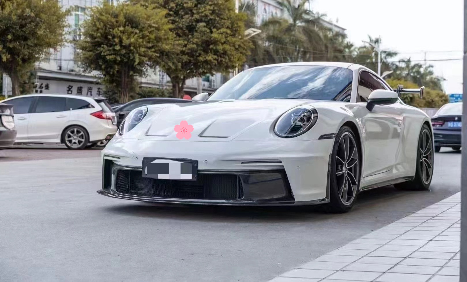Auto Parts for Porsche 911 992 Body Kit 992 Upgraded GT3-style Carbon Fiber Front and Rear Bumpers Spoiler Hood Body Kit