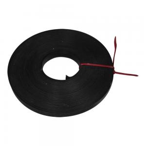 Polyester Coated SS 316 Stainless Steel Strapping Tape , Black Metal Banding Strips
