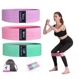 Wholesale 38cm 45lbs Workout Fabric Resistance Bands 15 Inch Anti Skid from china suppliers