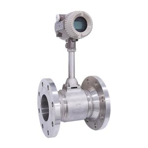 Wholesale Liquid/gas flowmeter Flange connection vortex flow meter with 4-20mA output from china suppliers