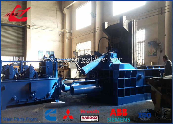 HMS Heavy Metal Scrap Metal Baler Recycling Machine 5 Tons Per Hour