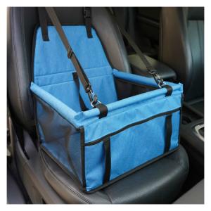 China Blue 45cm Pet Car Booster Seat SGS Dog Car Seat Basket on sale
