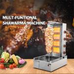 Far-infrared 1.2M Shawarma Grill Chicken Kebab Maker Gas LPG Desktop Commercial
