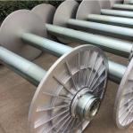 Warp Beam In A Loom Jacquard Spare Parts Itema Rapier Textile Weaving Spare