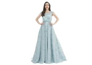 Wholesale Formal Wedding Party A - Line Prom Party Dress Multicolor Custom Size 62 Inch Long from china suppliers